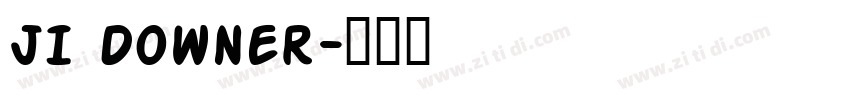 JI Downer字体转换